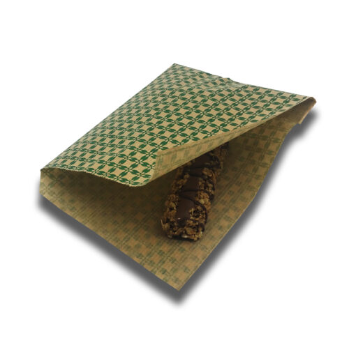checkered napkin - kraft cheesecake paper bag